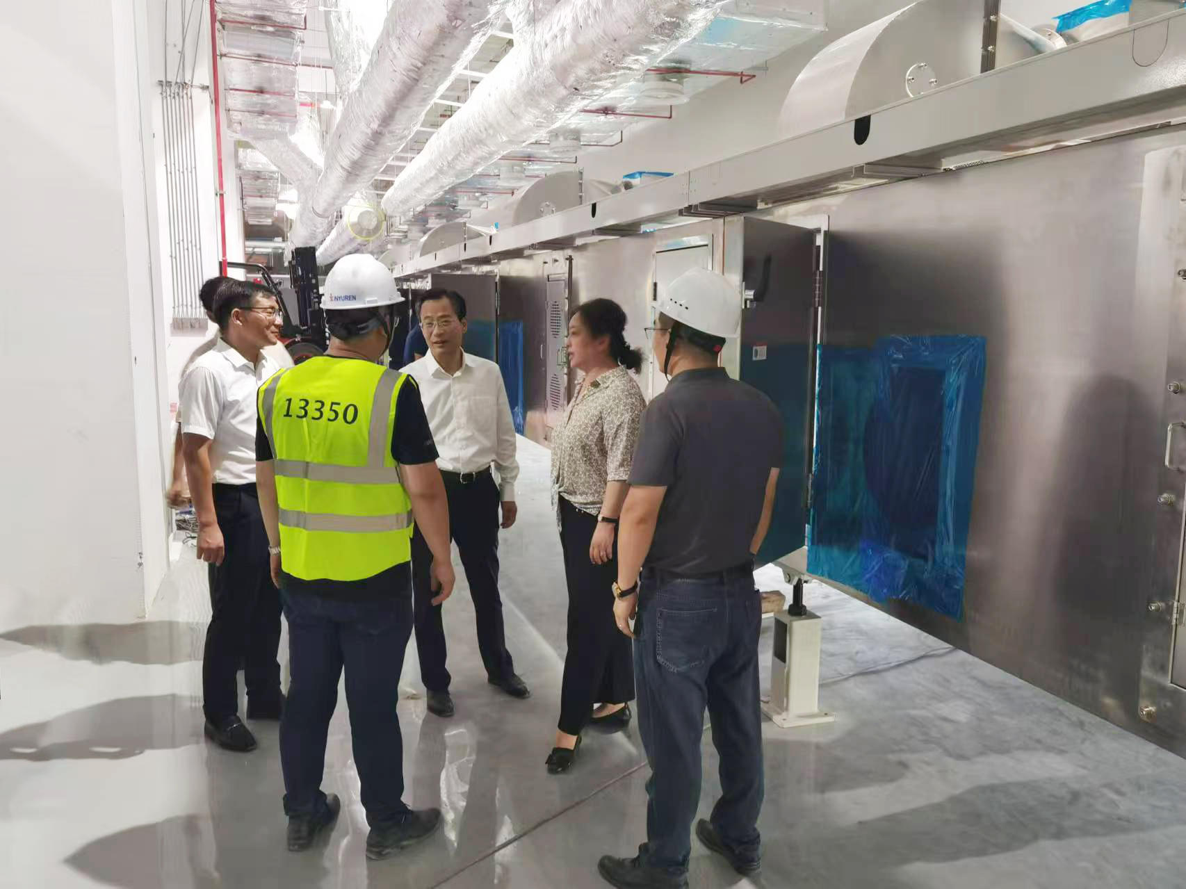 安徽省淮南市市长张志强一行领导莅临PG麻将胡了 航天锂电项目调研指导